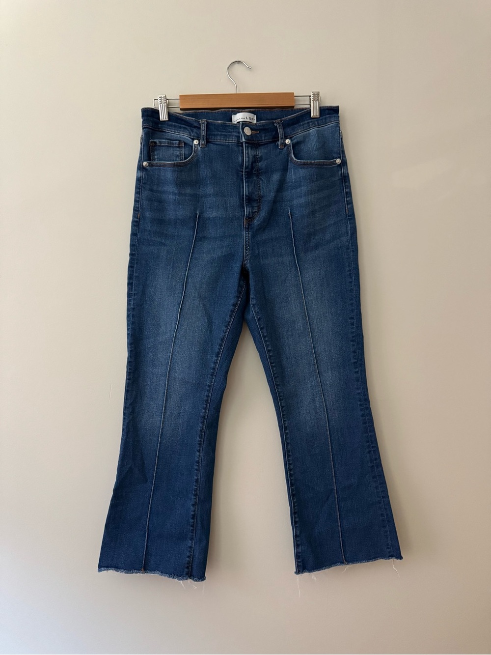 LOFT The Kick Crop Jeans 31/12 - Picture 2 of 13